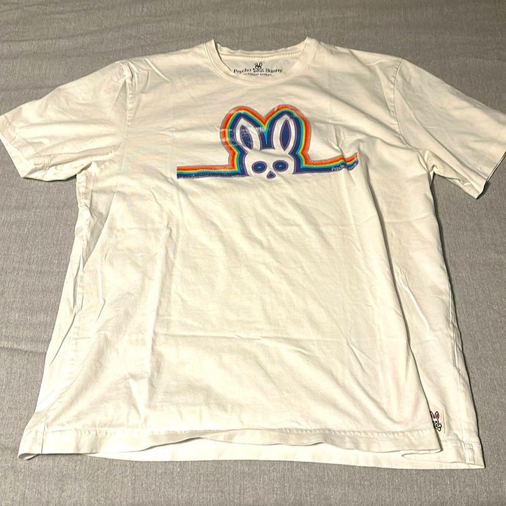 Psycho Bunny short sleeve t-shirt, EUC, size 8/XXL